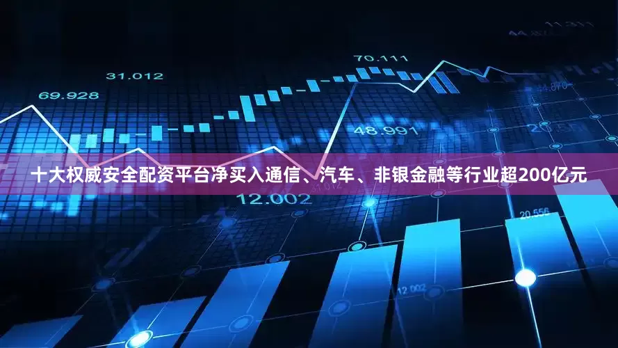 十大权威安全配资平台净买入通信、汽车、非银金融等行业超200亿元